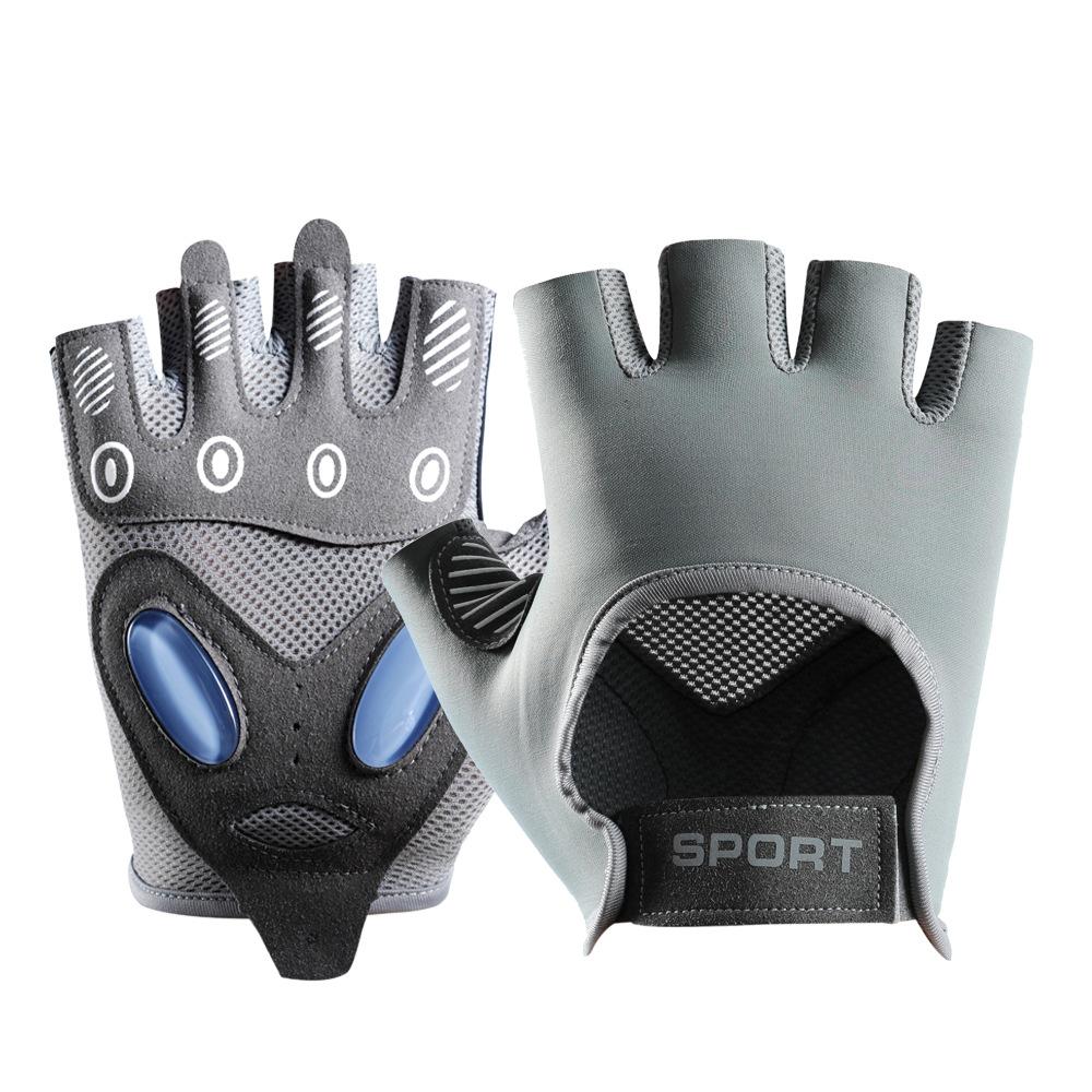 Fitness Gloves Half Finger Thin Sports Outdoor Training Anti Slip Wear Resistant Breathable Horizontal Bar Women's Palm Cover Anti Cocoon
