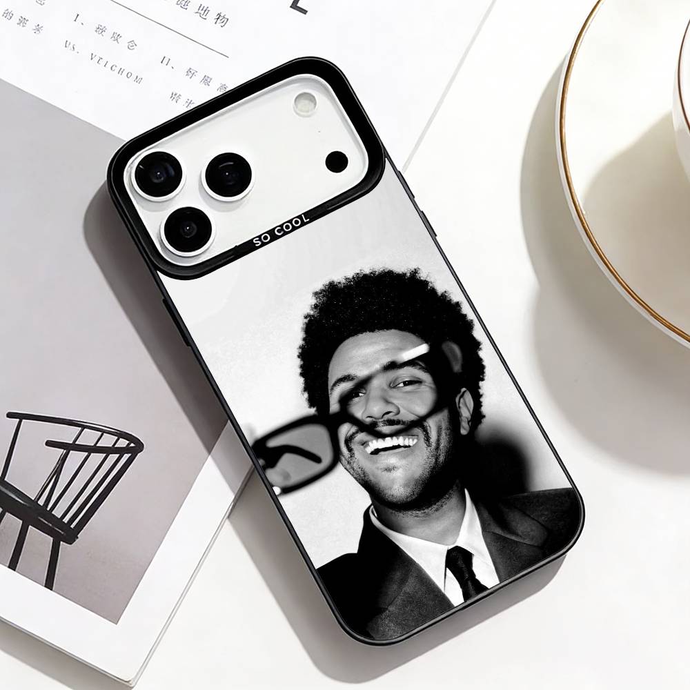La Coque de Téléphone XO de The W-Weeknd Pour iPhone17,16,15,14,13,12,Pro Max Noir Coloré Coque de Téléphone