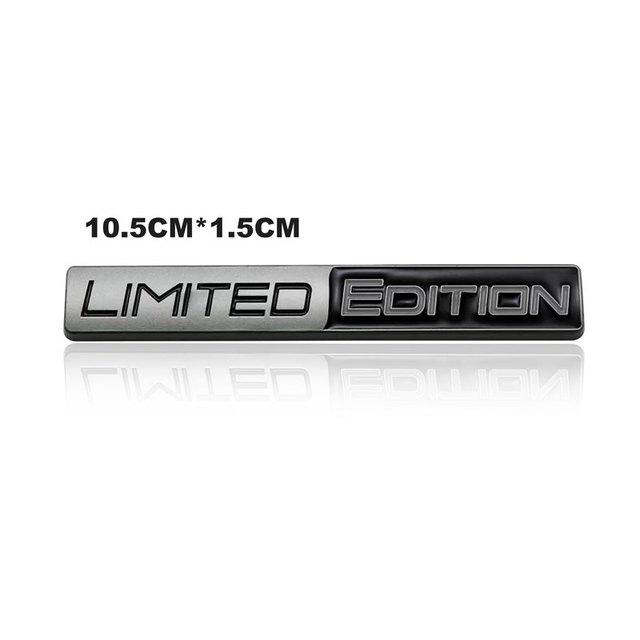 New Style Limted Edition Emblem Metal Car Body Sticker Grille Badge Decoration For Audi Toyota VW Hyundai Benz Ford Land Rover