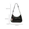 Temperament embossed single shoulder diagonal span underarm bag Fan Ji new stone pattern chain hand shoulder bag