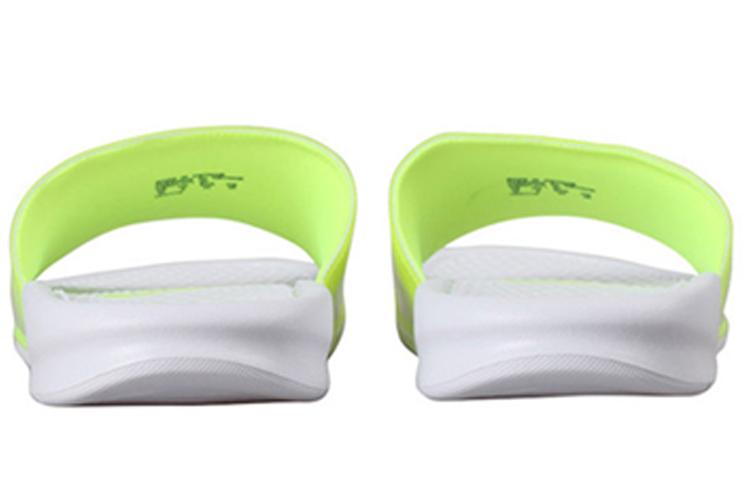 Nike Benassi Jdi Print Fluorescence Yellow Slippers Volt White CI5927-771