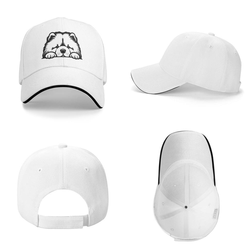 Unisex Baseball Hats Chow Chow Adorable Brown Puppy Outdoor Streetwear Summer Sports Baseball Caps Hip Hop Cap Casquette Hats