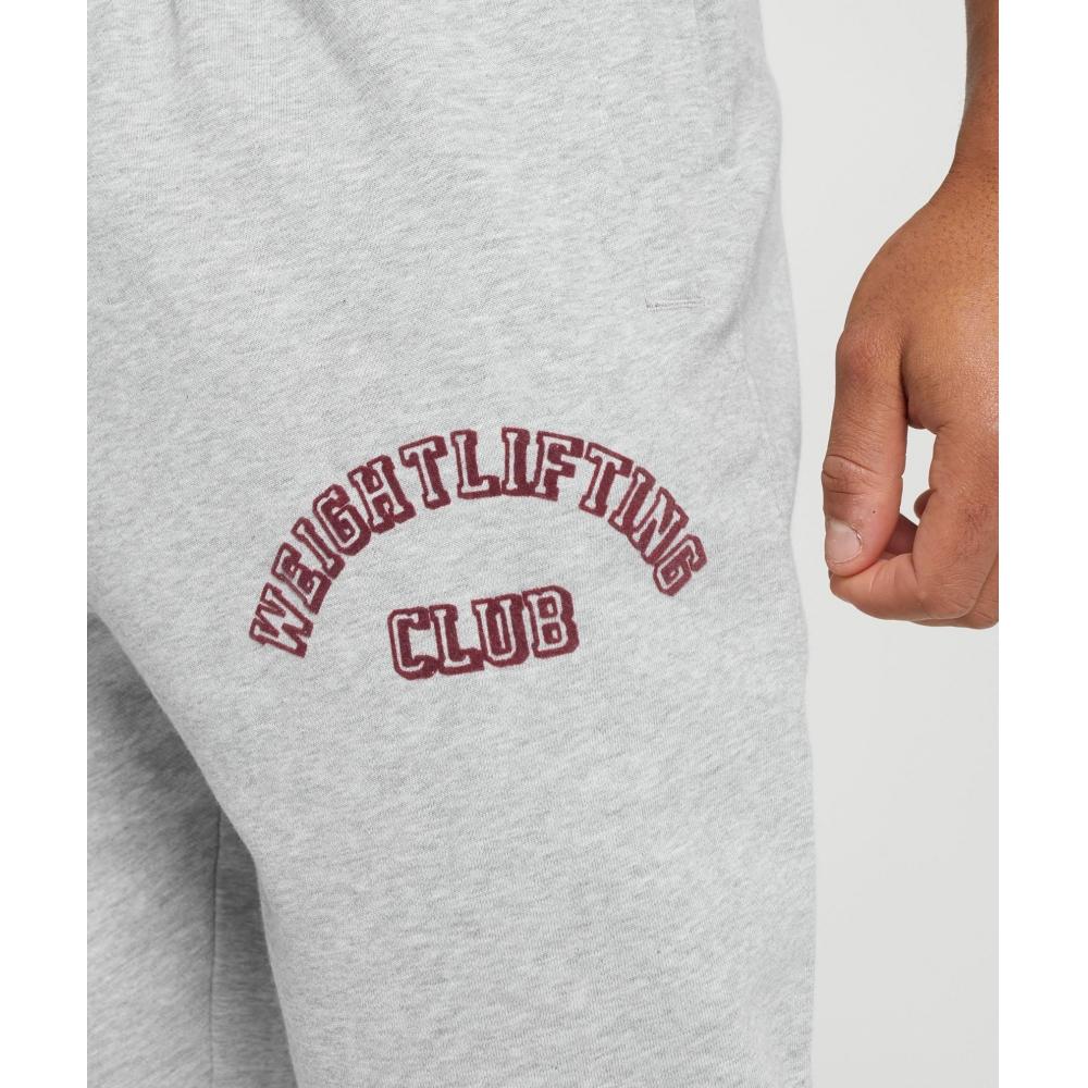 Buy Gymshark Weightlifting Club Joggers Light Grey Core Marl A6A4X - Main Image