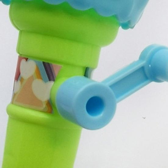 Interactive Glowing Carousel Toy Develop Hand Strength with Manual Joystick Rotates Lights Up Toy for Babies