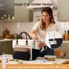 Insulated Lunch Bag Women,13L Large Leakproof Cooler Bag for Work Picnic Beach Family College,Lunch Box with Shoulder Strap Cup Holder for Adults