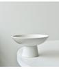 Retro Ceramic High-Footed Plate: Multifunctional for Meals, Fruits, Tea, Desserts, Salads, and More