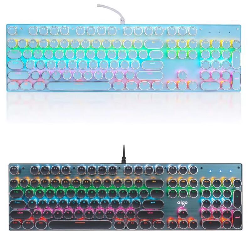 Aigo W930 Retro Punk Mechanical Gaming Keyboard