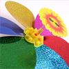 Kids Toy Colorful Sequins Windmill Wind Spinner Home Garden Yard Decoration