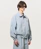 Black Moment Signature Nylon Oversized Blouson 2Way [[Light Blue]