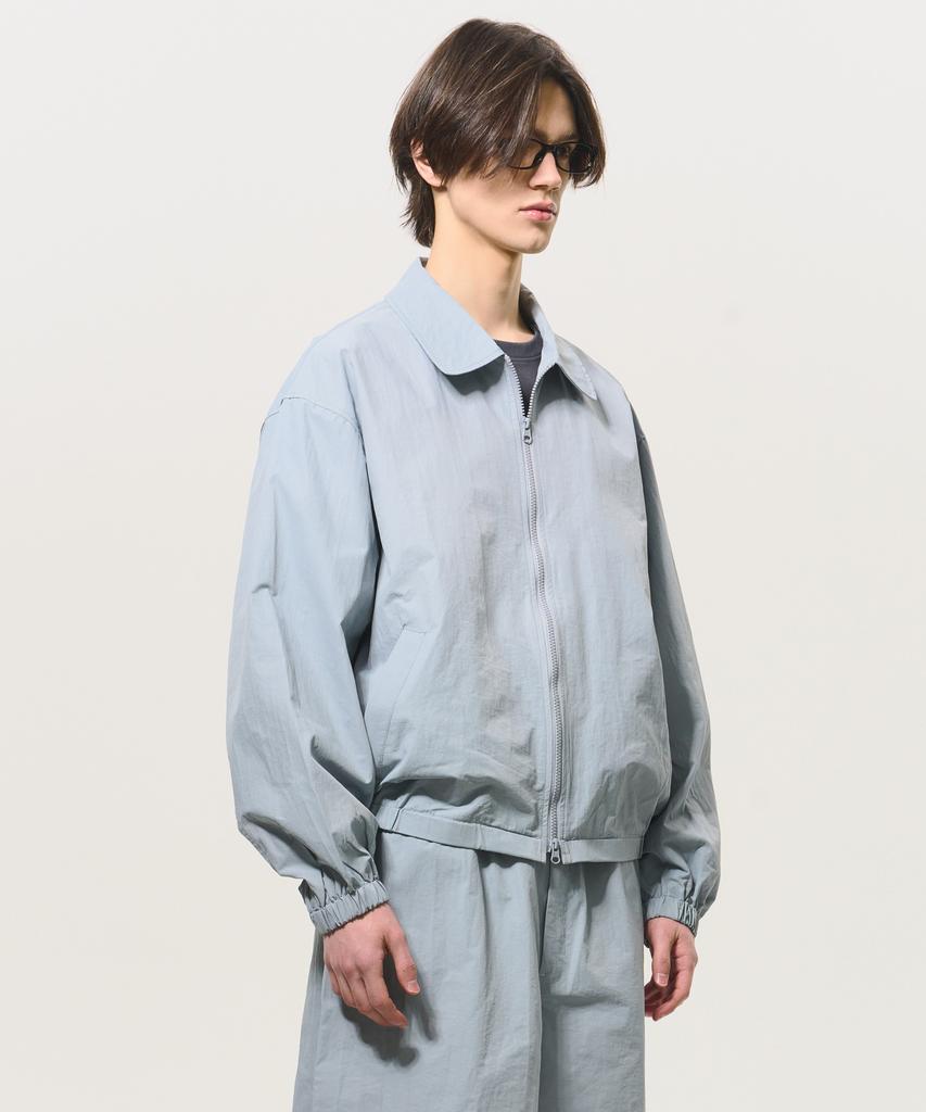 Black Moment Signature Nylon Oversized Blouson 2Way [[Light Blue]