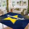 North Queensland Cowboys Design Crystal Velvet Rug Soft Decorative Mat for Bedroom Entrance