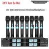 Xun Er Wei U-480S 8-Channel Wireless Gooseneck Conference Microphone System (CN Version)