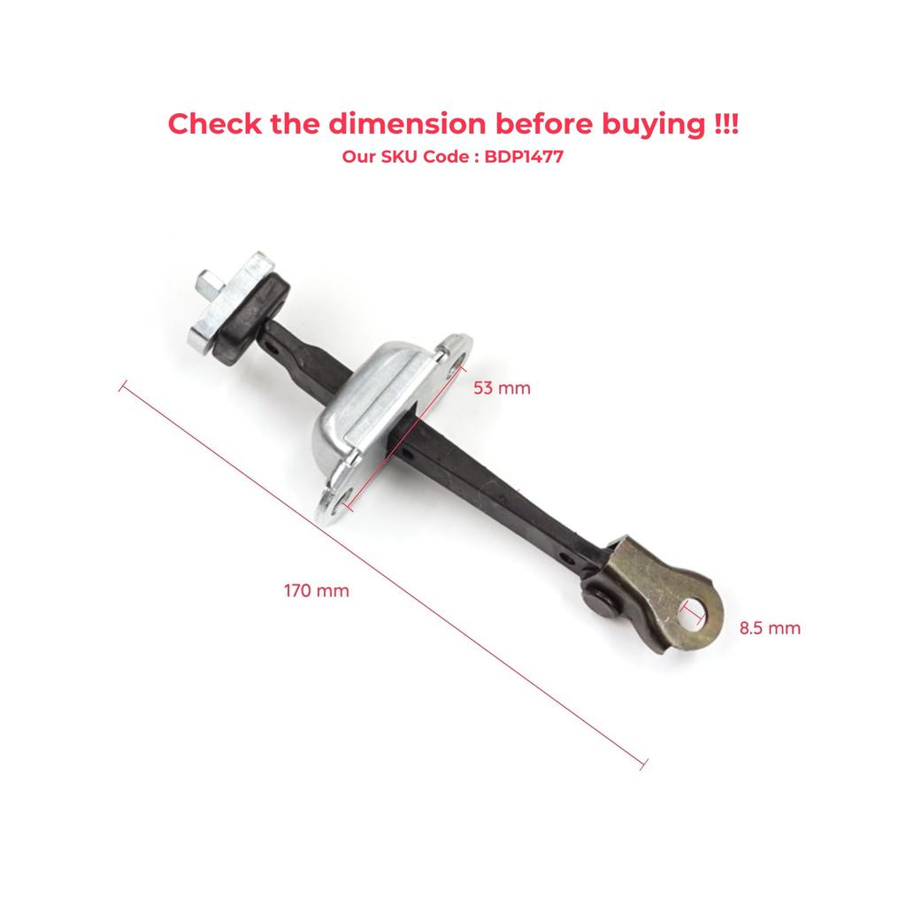EDP1477 Batente da Porta Traseira Conjunto Limitador Cinta para Honda Civic MK7 VII 2000-2006 Hatchback Sedan 72880S5DA01
