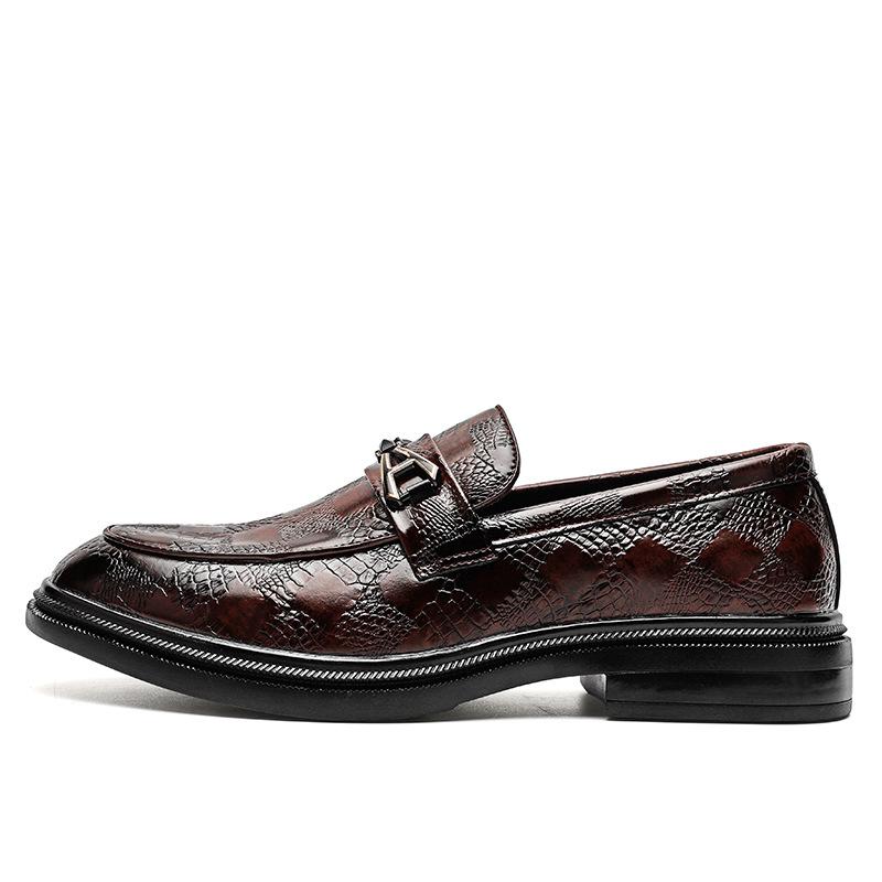 Height-increasing platform business casual shoes dress leather shoes brock wedding shoes groom shoes