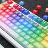 133 Tasti Arcobaleno Keycaps Profilo DA Spessore 9,5 mm Keycap in PBT Per Layout 61/87/104/108 Tastiere Meccaniche Keycaps