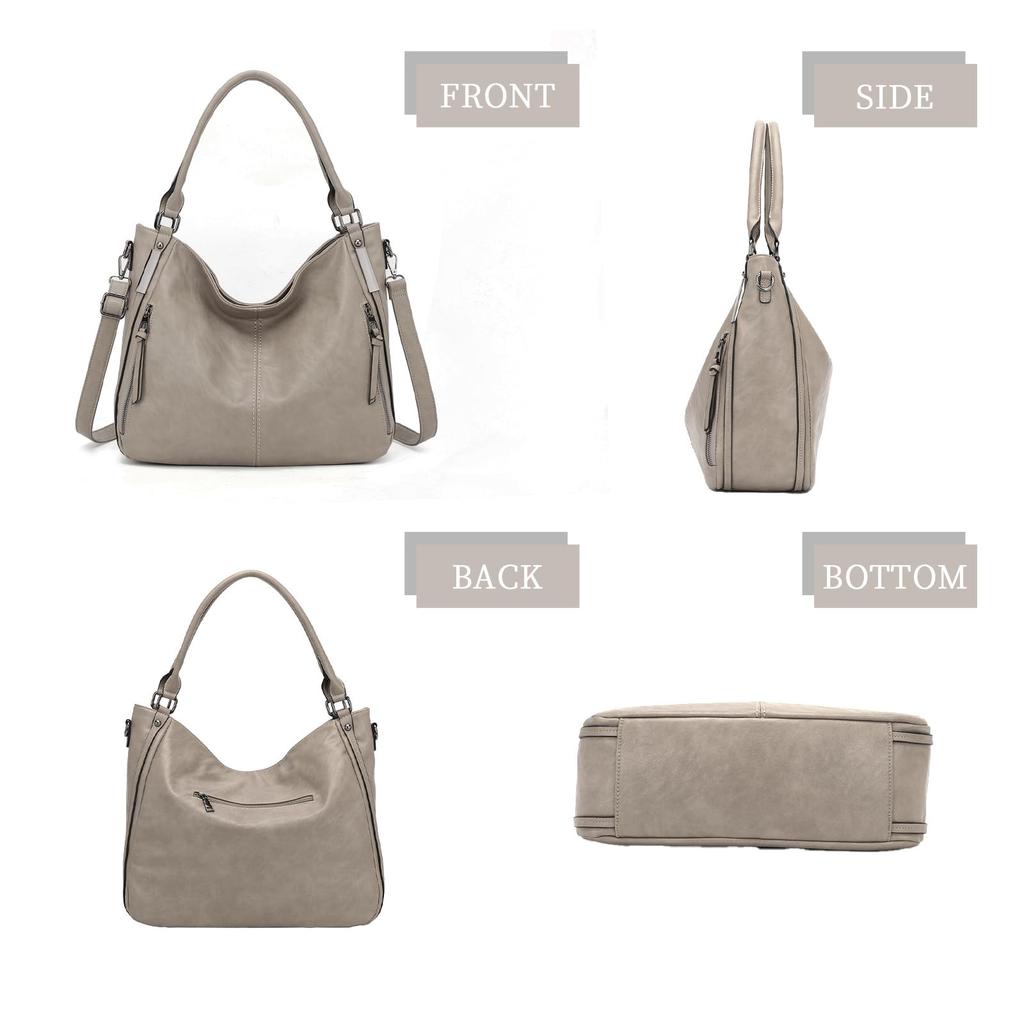 Large Capacity Tote Bag for A4 Shoulder Ladies Casual Tote [KL928] 2-way Commuting, Compatible, Handbag, Bag, High-quality PU, Bag, Bag, Adult,