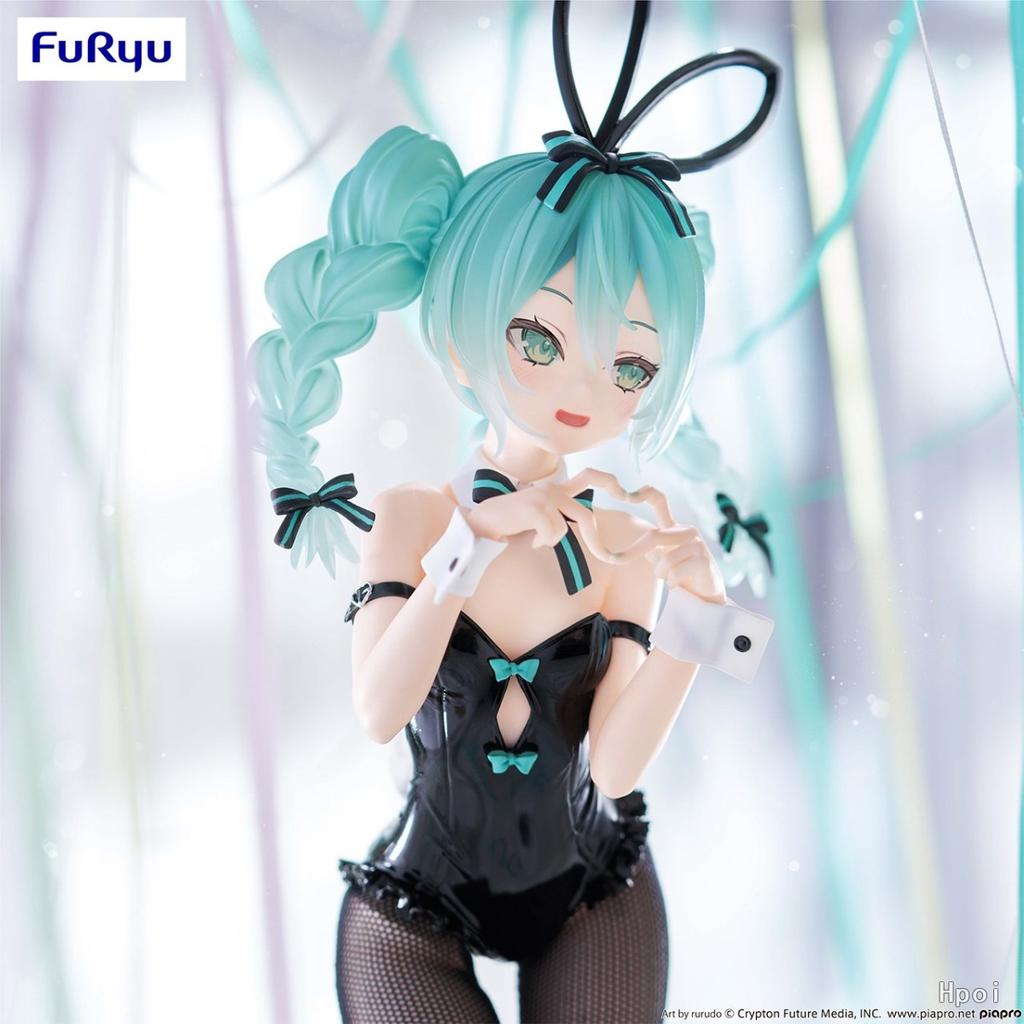 28CM Anime Hatsune Miku Figure BiCute Bunnies Rurudo ver Standing Model Toy Doll Aciton Figure Bunny Girl Dress up PVC