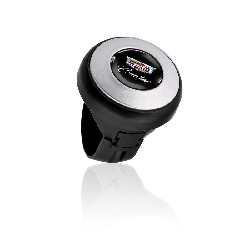 360 Degree Car Turning Steering Wheel Power-assisted Rotary Button Booster Spinner Knob For Cadillac CTS STS DTS SRX XLR ATX Escalade Seville Tiburon