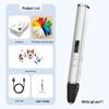 3D Printing Pen with Display, Detachable High-Temperature PLA for Educational and DIY Projects