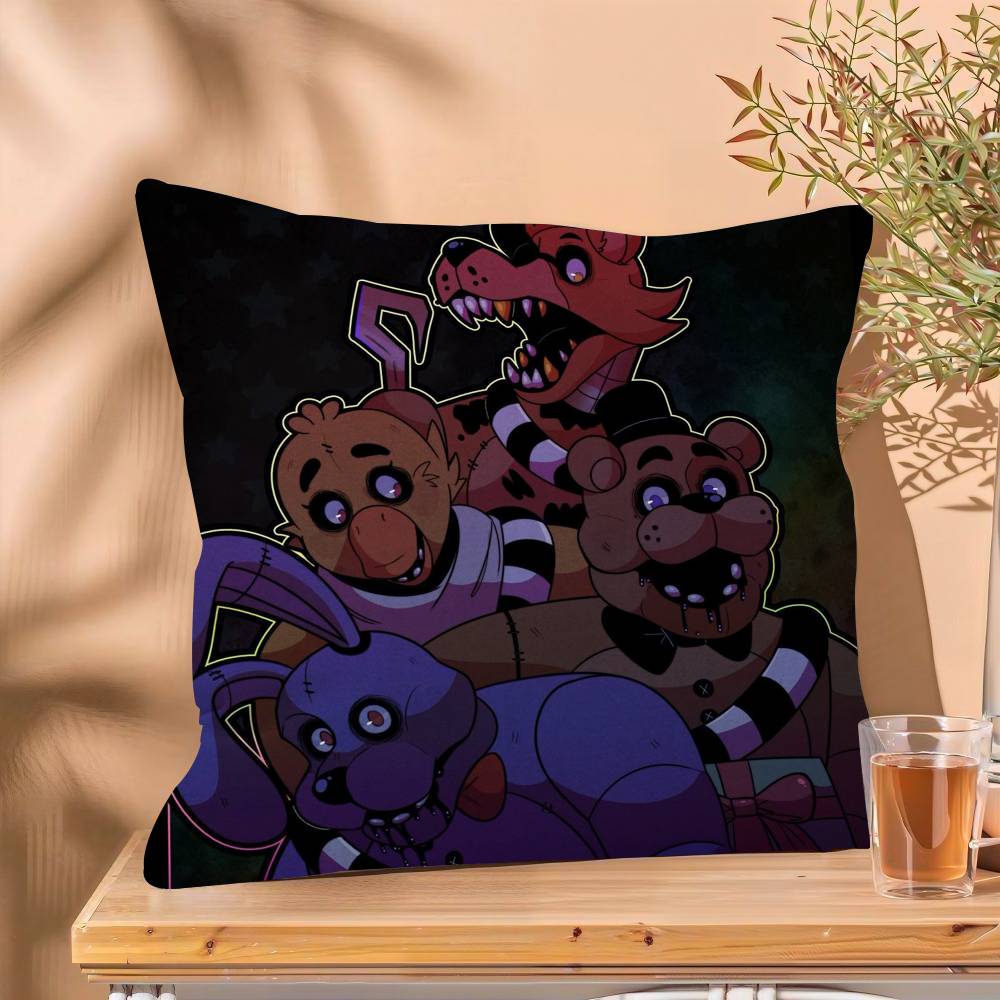 Fnaf Five-nights-At-Freddys Cushion Cover Pillowcase Upholstery Sofa Throw Pillow Home Decor Pillowcas