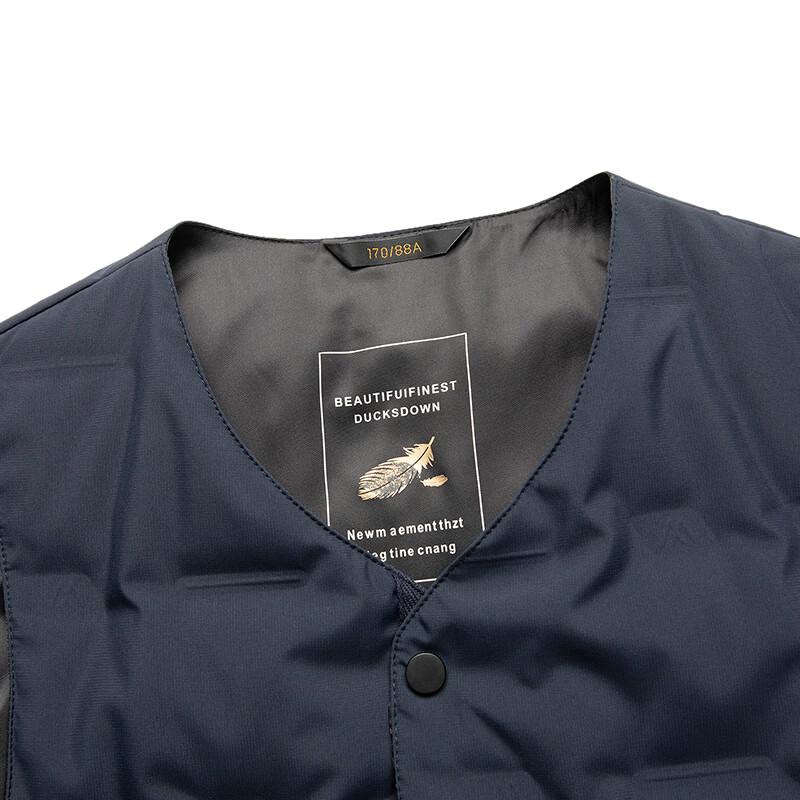 Fengmao Men's V-Neck Warm Down Vest