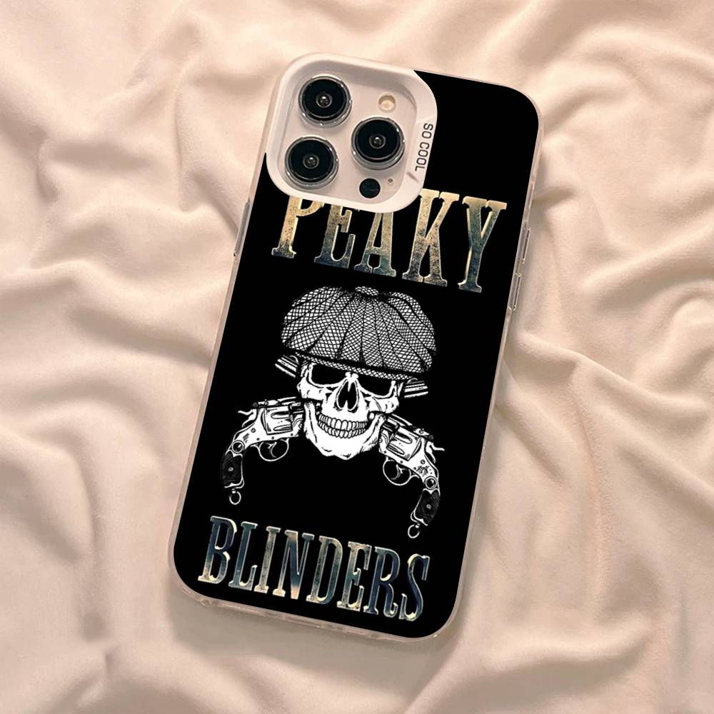 Θήκη Κινητού Ταινίας P-Peaky-S B-Blinders Για IPhone 17 16 Plus Pro Max 15 14 13 12 11 Ματ Πολύχρωμα Καλύμματα