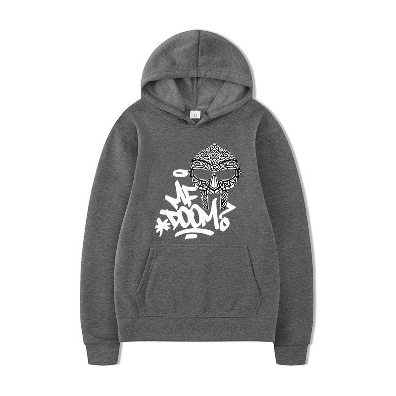 ME DOOM Printed Men's Autumn and Winter New Hoodie Brand Hoody Clothes Vintage Fashion Long Sleeve Pullovers
