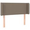 VidaXL Headboard with Ears Taupe 93x16x78-88 Cm Fabric3118474