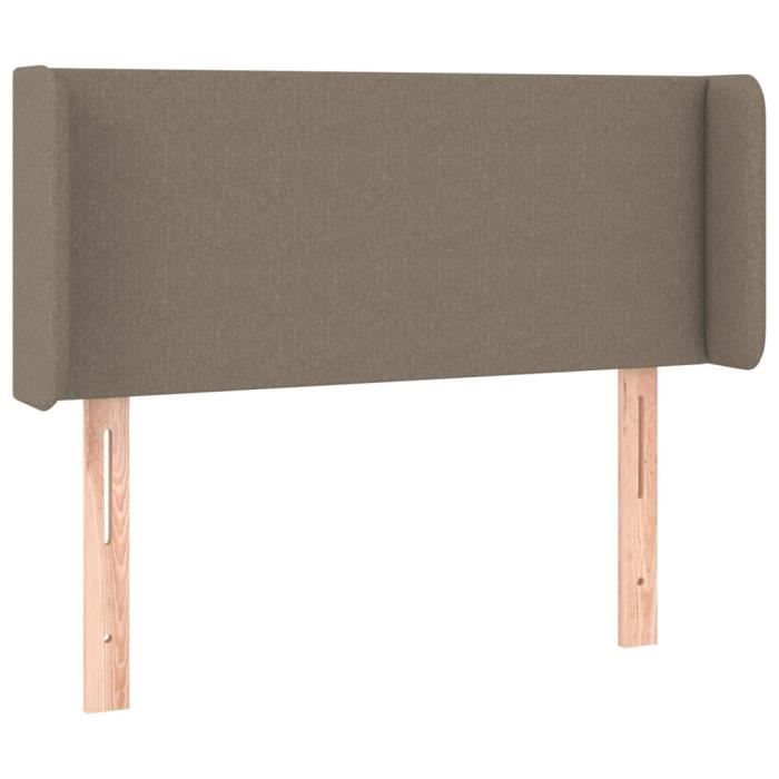 VidaXL Headboard with Ears Taupe 93x16x78-88 Cm Fabric3118474