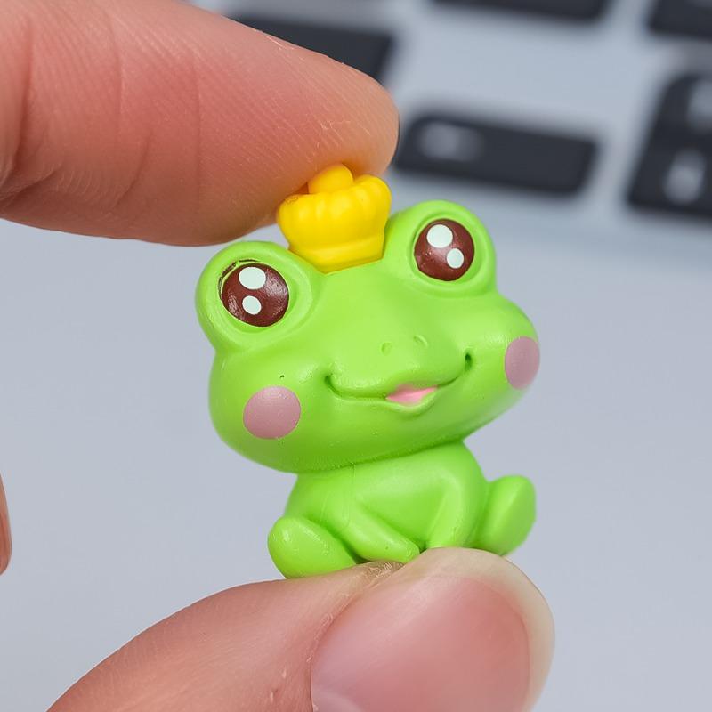 Internet Celebrity Frog Car Ornaments Auto Center Console Instrument Panel DIY Decorative Ornament Car Interior Accessories