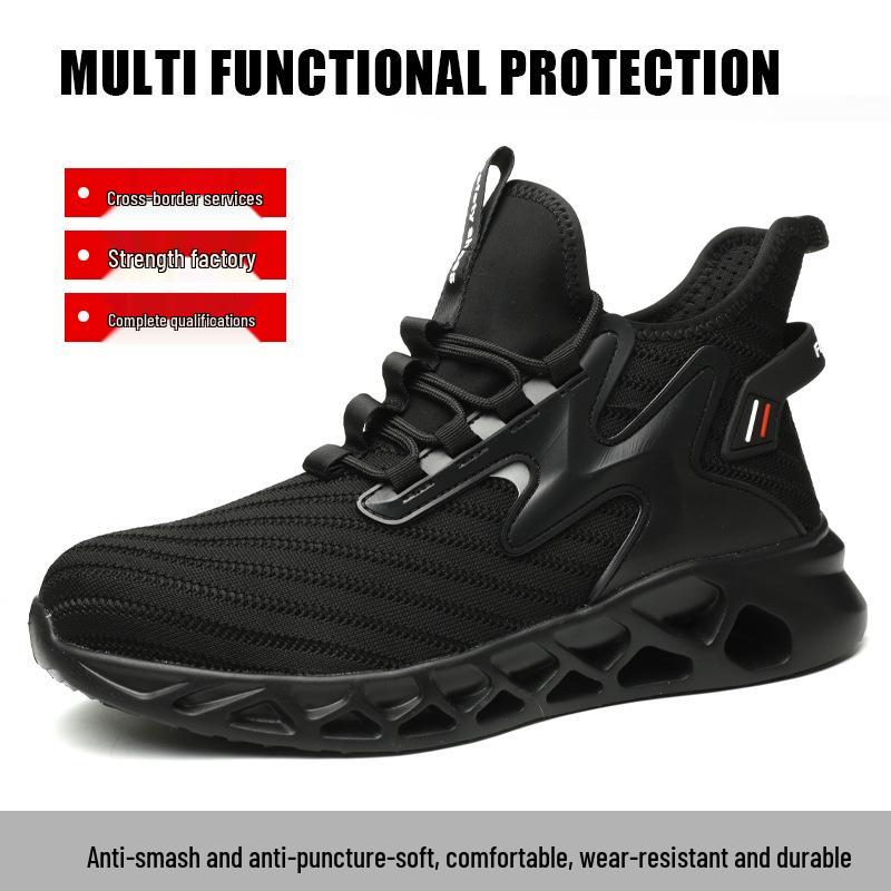 

Men s Steel Toe Water-Repellent Work Shoes | Anti-Smash, Anti-Puncture, Comfortable Labor Protection Footwear