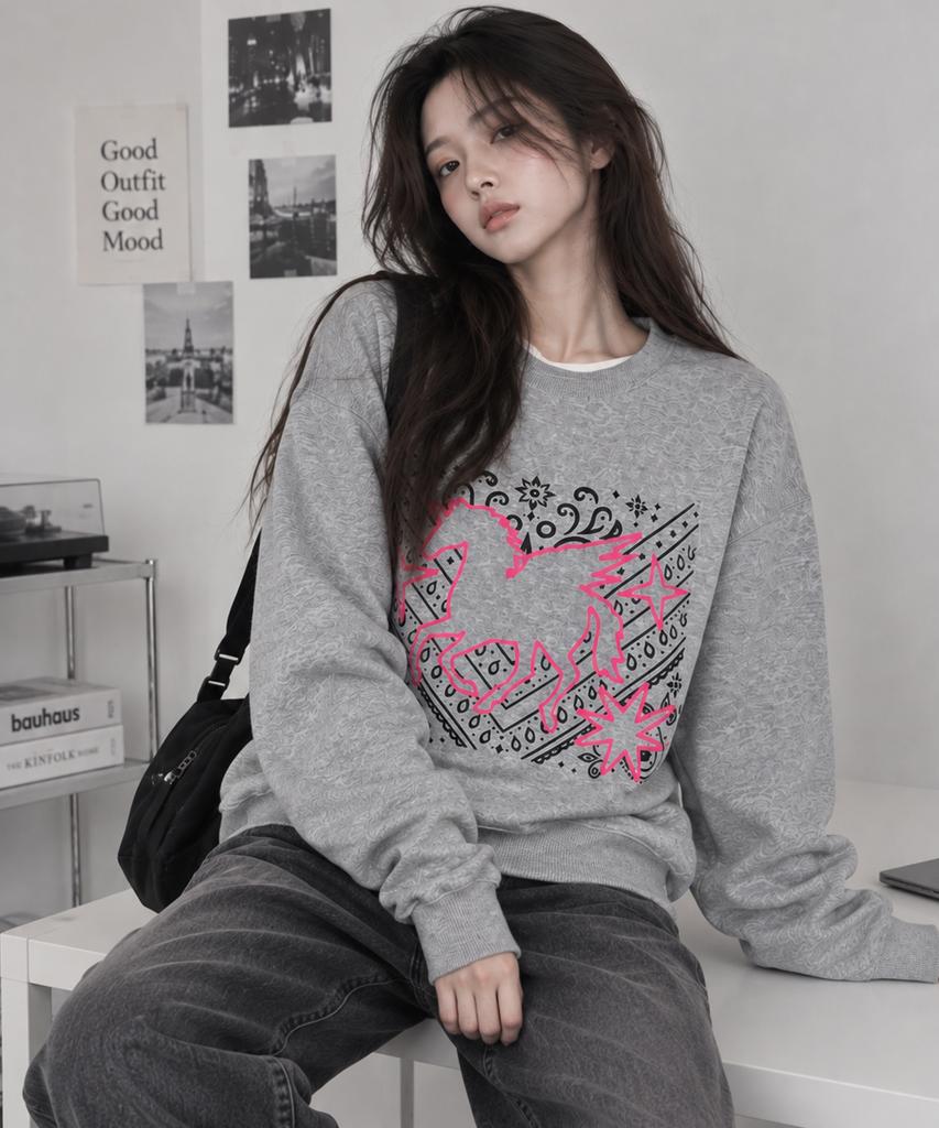 DOTON Pegasus Flight Sweatshirt (Black)