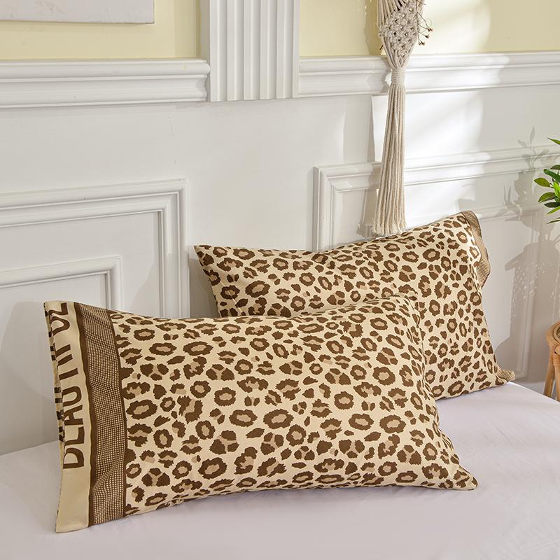 Printed Pillow Cover 2pcs Pillowcase 48x74cm Pillow Sham for Home Bed Pillowslip Rectangle Cushion Cover funda almohada
