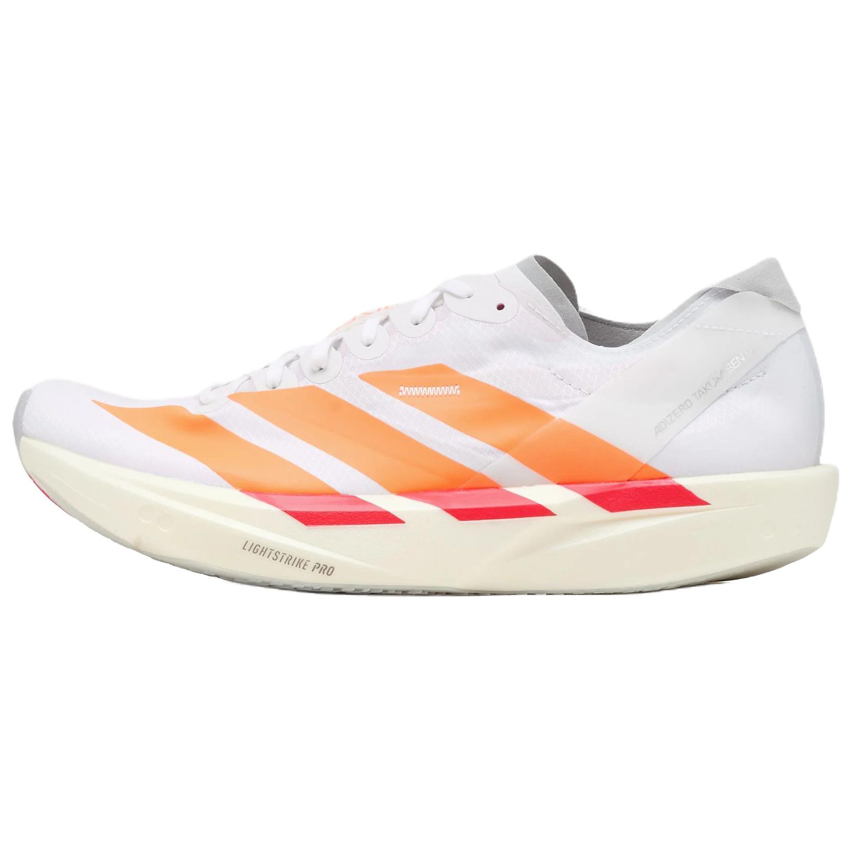 

Adidas Adizero Takumi Sen 11 Running Shoes Men s White Orange JQ0780 40⅔