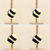 Cute Bee Plush Keychain With Soft Pp Cotton For Bags And Gifts