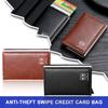 1Pcs ID Credit Card Holder Mini RFID Wallet Automatic Pop Up Bank Card Case for SRT Charger Hellcat Challenger RAM 1500 Durango Journey Caravan