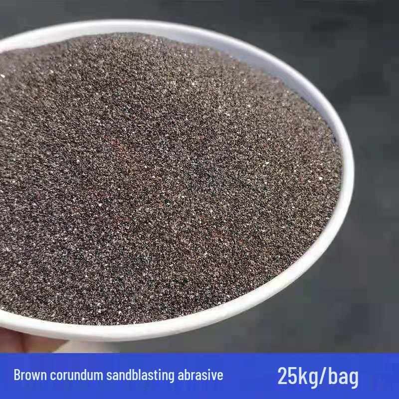 Premium Brown Corundum Abrasive Powder for Sandblasting, Rust Removal, Metal Polishing, and Grinding - Free Shipping