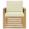 Outdoor Sofa Set Polyester White