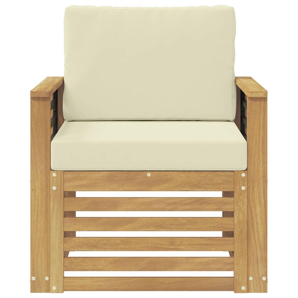 Outdoor Sofa Set Polyester White