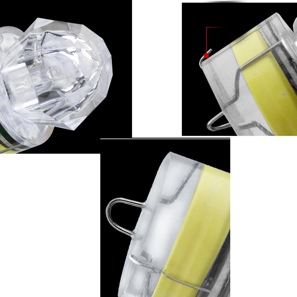 LED Angelköder Set Tiefseeangeln Lichter LED Angelblinker Unterwasser Blinker Diamant Lichter