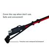 Motorcycle Battery Charger Cord SAE Adapter Battery Quick Connect SAE To O Ring Terminal Quick Disconnect Assembly Extension