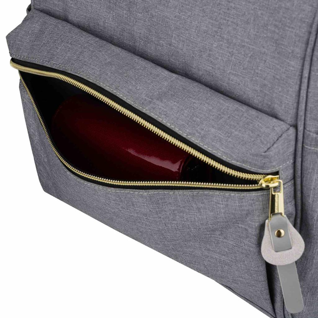 Fabric Backpack PTN ALFA-5288 Gray