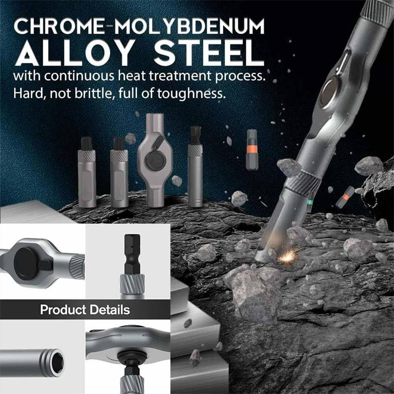 24 in 1 Magnetic Screwdriver Set DIY Screwdriver Set Upgraded Seats Ratchet Screwdrivers Toolkit for Furniture Computer Bicycle