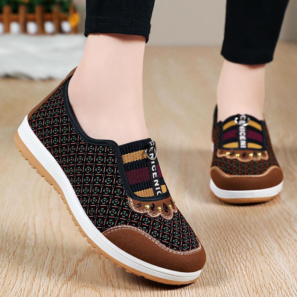 Women's Plush Winter Cotton Ankle Boots - Warm, Non-Slip, Fashionable Slip-Ons