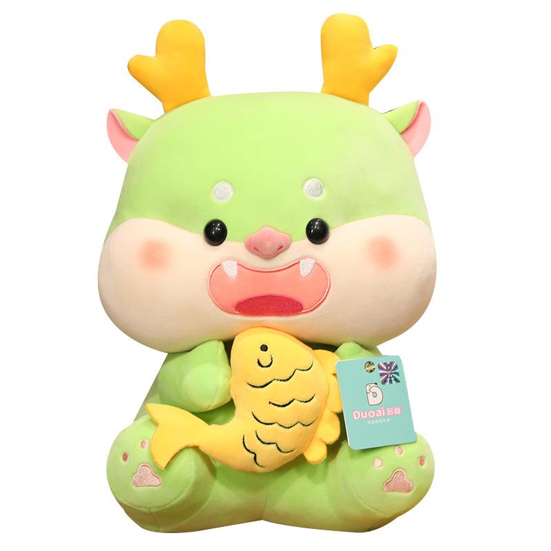 

2024 Year Dragon Lucky Mascot Stuffed Animal Doll Plush Toy Kids Gift Decoration 25cm/9.84in