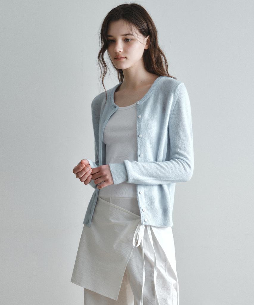 Wednesdayoasisforwomen Momo Hairy Round Cardigan_3 Colors(Wc26Kn40)