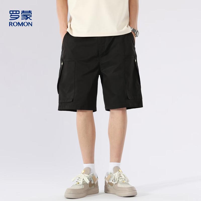 Luomeng Men s Breathable Elastic Cargo Shorts XL