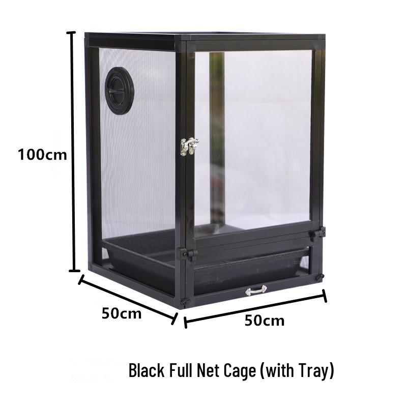 PAYI Climbing Pet Cage: Aluminum Net Box for Reptiles - Chameleons, Frogs, Lizards with Heat Preservation