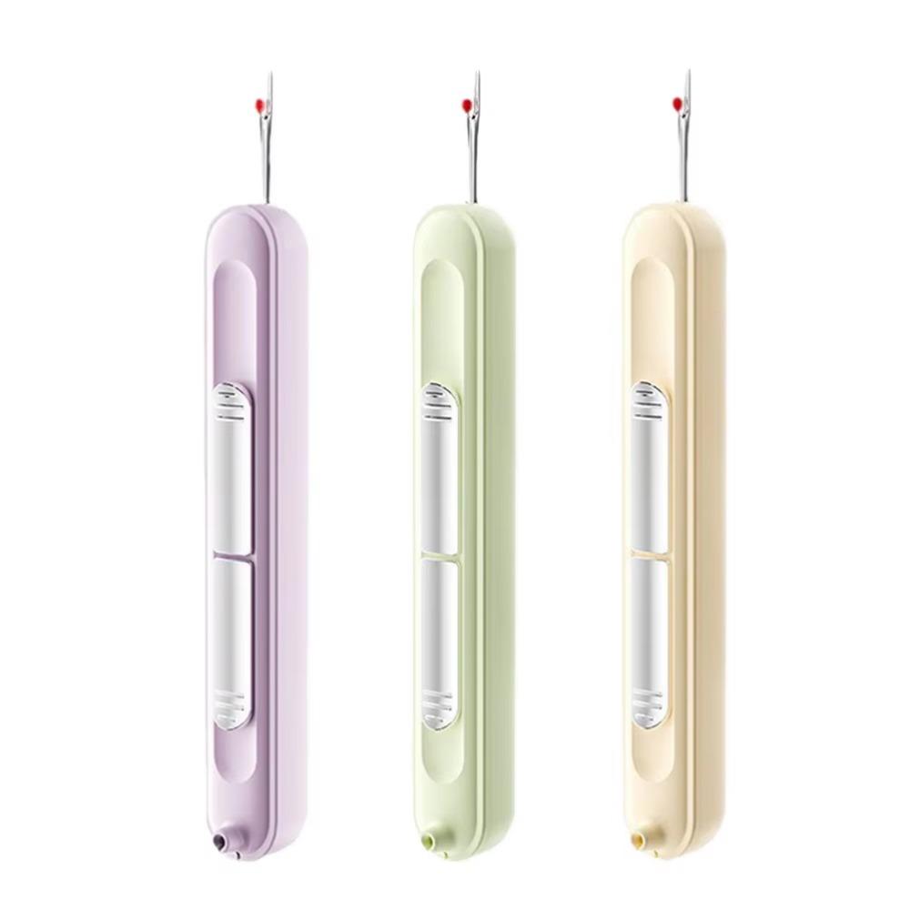 

3Pcs Portable Seam Stitching Remover Stretchable Thread Picker 2 in 1 Needle Threader Embroidery