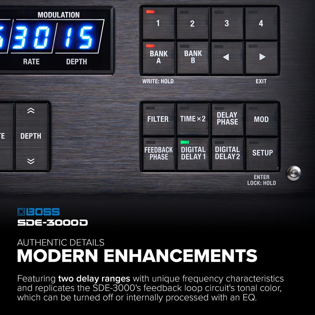 BOSS SDE-3000D Dual Digital Delay Delay SDE3000D BOSS